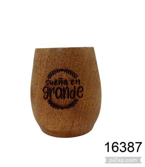 Imagen de MATE ALGARROBO GRABADO DISEÑOS 3.26